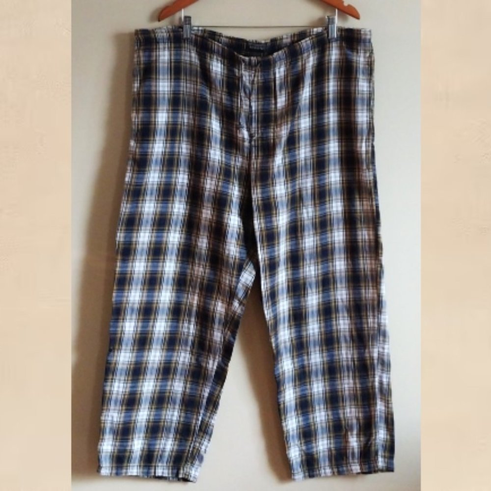 Croft and Barrow Plaid Pajama Pant Bottom Large Loungewear Leisure Cottage Comfy